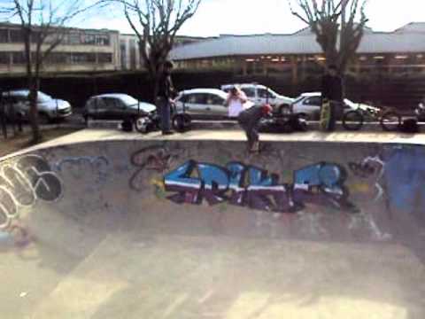 CHISTOPHE SAMPAIO AND CAROLINE RIPPING THE PARK 2011