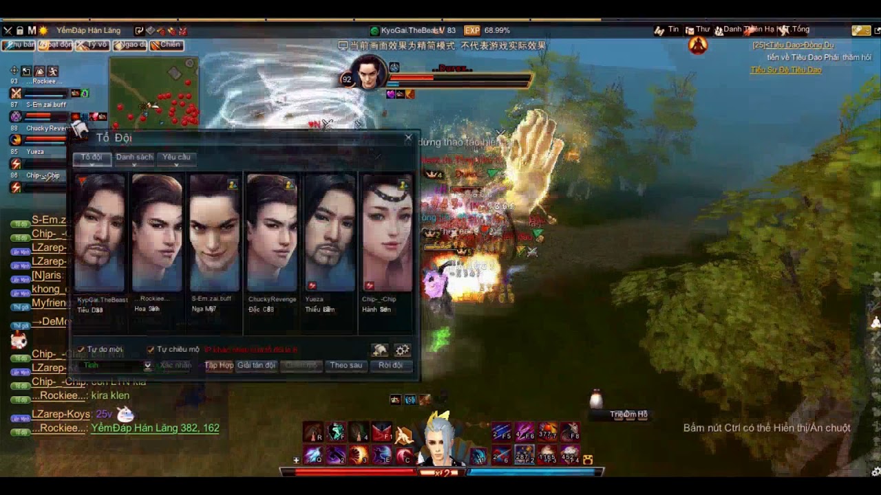 Tiêu Dao ( pk map địa cung 8x )