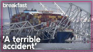 US bridge collapse: Six presumed dead, two pulled from water | TVNZ Breakfast