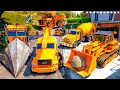 Gta 5  stealing top construction vehicles with franklin real life vehicles 44