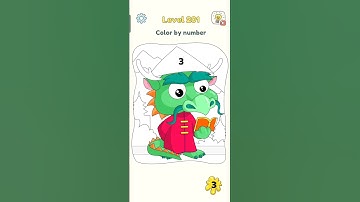 Dop 3 Level 201 Color by number Displace One Part Say Games Shorts #gamingplay #dop3 #viralshorts