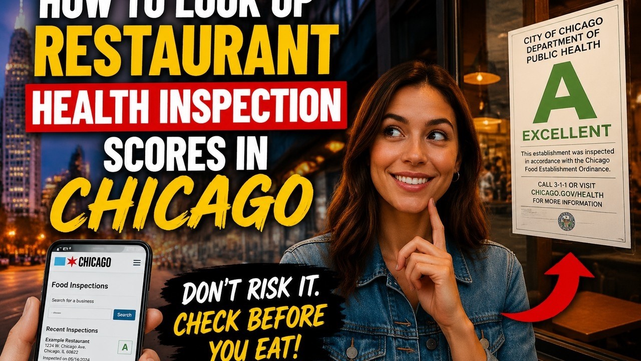 How to look up restaurant health inspection scores in Chicago