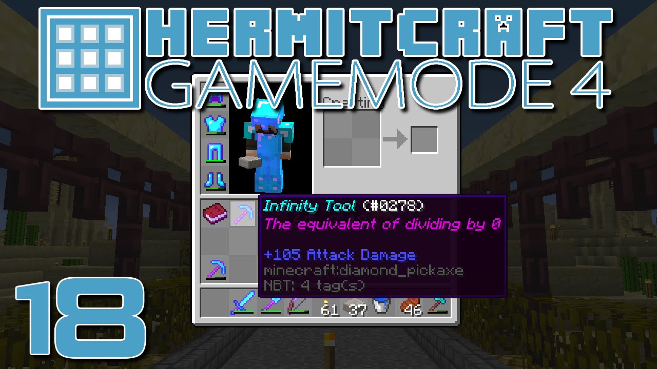 Hermitcraft Gamemode 4 Ep 18 Infinity Tool Op Youtube Hermitcraft Gamemode 4 Ep 18 Infinity Tool Op Youtube