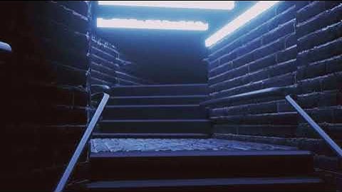 blender 2.8 evee cinematic subway animation.
