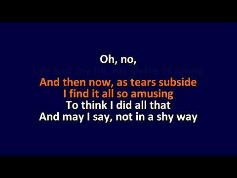 Frank Sinatra - My Way - Karaoke Instrumental Lyrics - ObsKure
