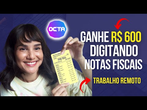 ?Trabalho Home Office Digitando Notas Fiscais – VAGAS ABERTAS DIGITADOR ONLINE  [ OCTA ATUALIZADO ]