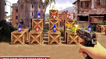 Expert Bottle Shoot 3D Level 1 - 10 amazing Shooter