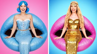 Download Lagu HOW TO BECOME A POPULAR MERMAID 🧜‍♀️ 1-star vs 5-star School Hacks 💫 Long \u0026 Short Hair MP3