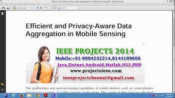 Efficient and Privacy Aware Data Aggregation in Mobile Sensing