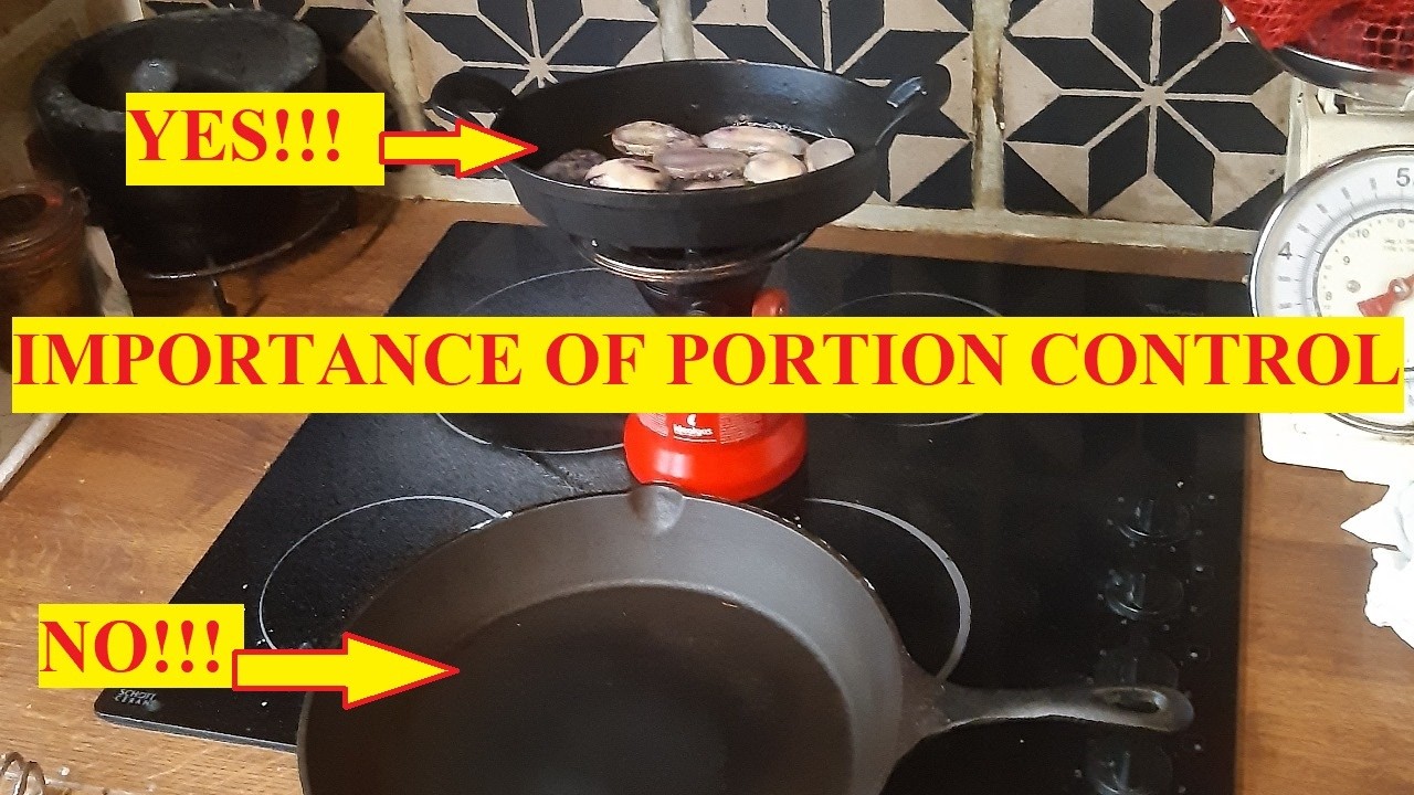 The importance of portion control during a survival scenario as a prepper.