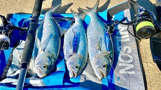 Casting spinners from the beach