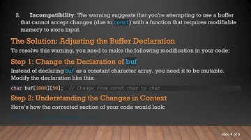 Resolving the const char * Warning in C File Input Handling