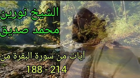 الأجمل تلاوة خاشعة بصوت الشيخ نورين محمد صديق السوداني آيات من القران الكريم