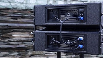 CVR powered double 8 inch waterproof line array