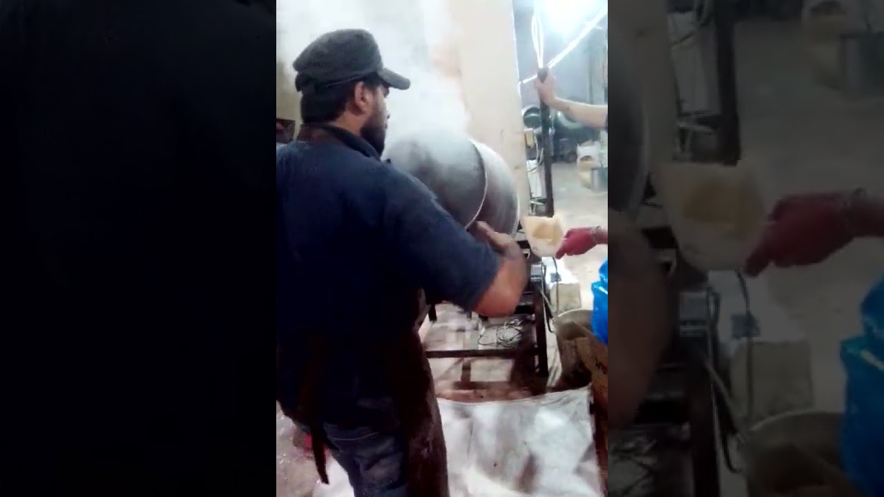 تحميص فستق مدخن محمصة القبطان