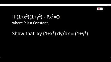 Differentiation of Implicit functions. Worked example 1. Product rule.