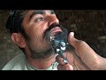 ASMR Fast Shaving with Zaza Machine But Village Barber Old Culture 1980