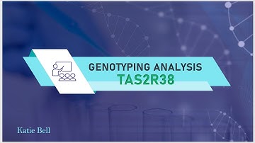 TAS2R38 genotyping training ver2