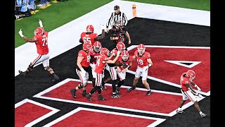 TCU Vs Georgia First Half Highlights | 2023 College Football Playoff National Championship