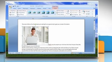 Microsoft® Word 2007: How to change inline picture to floating picture in Windows® XP?