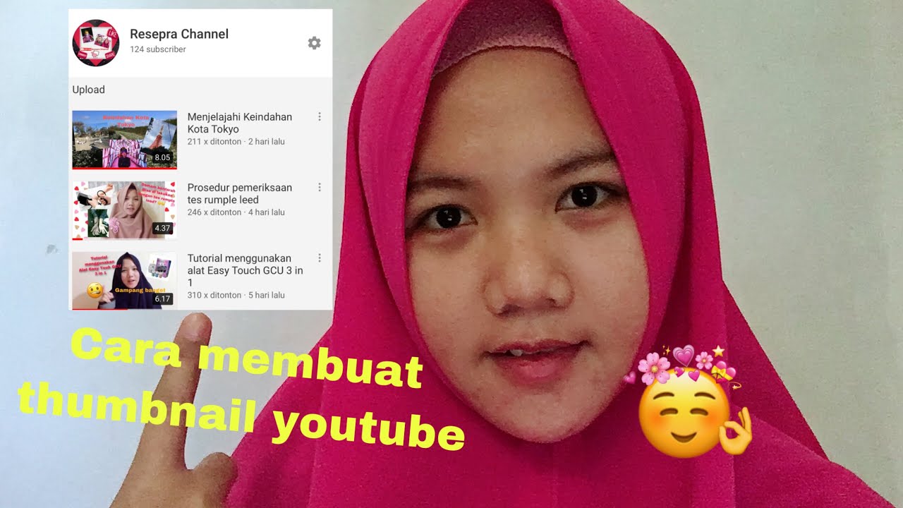 Cara membuat thumbnail youtube 