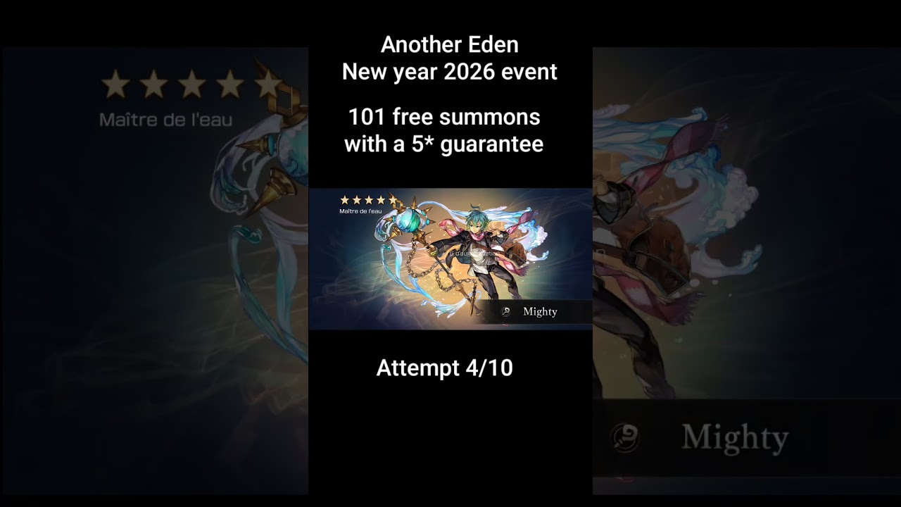 Attempt 4/10 - Another Eden new year 2026 event 