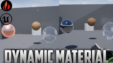 Unreal Engine 4 - Dynamic Ice & Metal Material