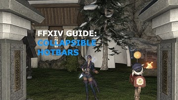 FFXIV Guide - Collapsible Hotbars