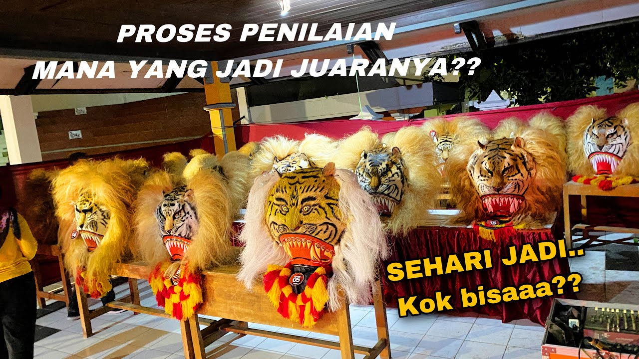 LUAR BIASA! HASIL KARYA SENIMAN PENGRAJIN REOG PONOROGO