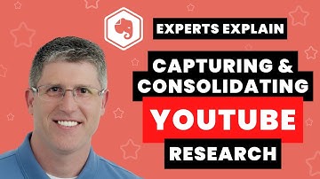 Learn how to use YouTube & Evernote as a power research workflow (feat. Dave Rebro)