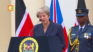 Uhuru holds talks with UK PM Theresa May