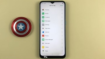 How to swipe up to open apps when the screen is off OPPO A31 Android 9