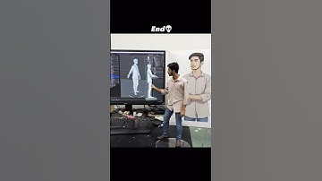 "Mastering 3D Modeling: Creating a Lifelike Character from Scratch! 🎨✨ | End Screen Tutorial" #trim