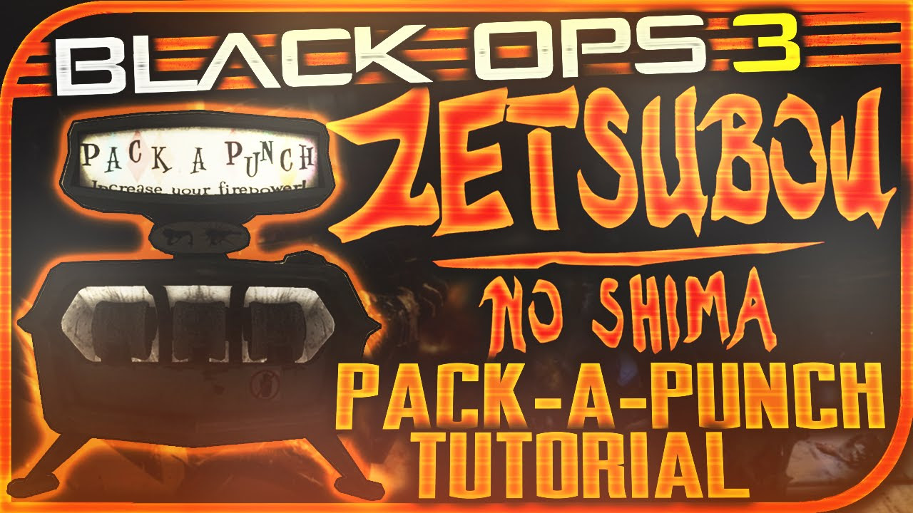 BO3 Zombies: ZETSUBOU NO SHIMA PACK-A-PUNCH TUTORIAL! Simple