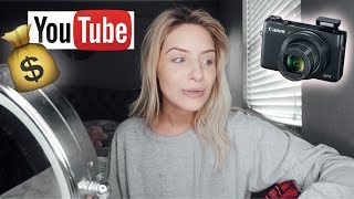 Chatty GRWM: STARTING A YOUTUBE CHANNEL + MAKING MONEY ON YOUTUBE | Lauren Self