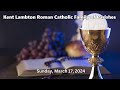 Klrcfp sunday mass for march 17 2024