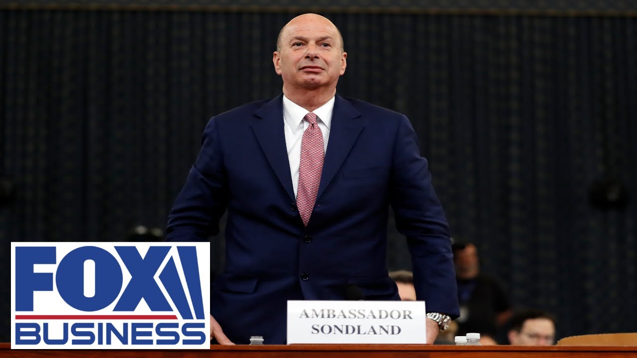 Key impeachment witness Amb. Sondland delivers opening statement | Full Remarks