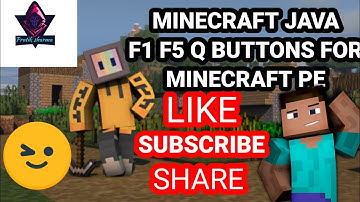 How to download JAVA F1 BUTTON, JAVA F5 BUTTON, JAVA Q BUTTON IN MINECRAFT POCKET EDITION