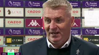 Aston Villa vs Leeds United- 0-3- Premier League - Dean Smith Post Match Interview