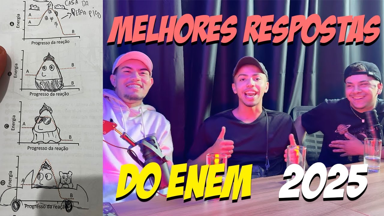 REAGINDO AS MELHORES RESPOSTAS DO ENEM 2025 - JIV ORIGINAL - YouTube