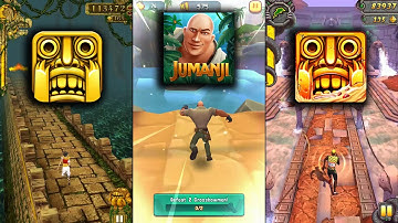 Temple Run Vs Jumanji Epic Run Vs Temple Run 2 Blazing Sands - Endless Run Gameplay