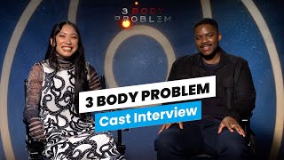 3 Body Problem Netflix Cast Interview | Jess Hong, John Bradley, Jovan Adepo