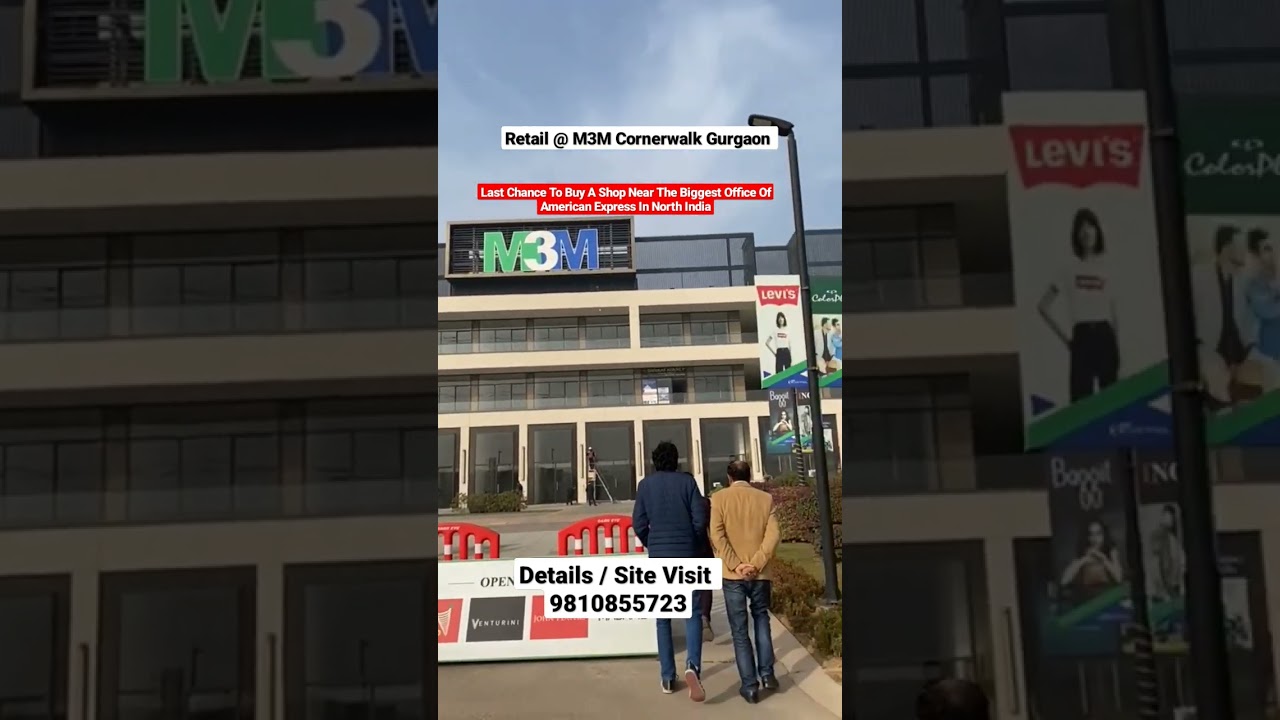 Ready To Move Shops | M3M Cornerwalk | Sector 74 