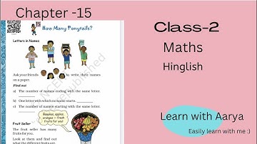 #Class - 2  Maths  Chapter- 15 ( How many ponytails ? ) ncert based