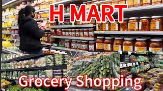 Shopping at H Mart Market, Korean store, in Lakewood,  🇺🇸