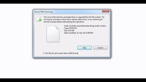 How To Fix The Source File | Name Are Larger Than Is  | Supported By File System Error