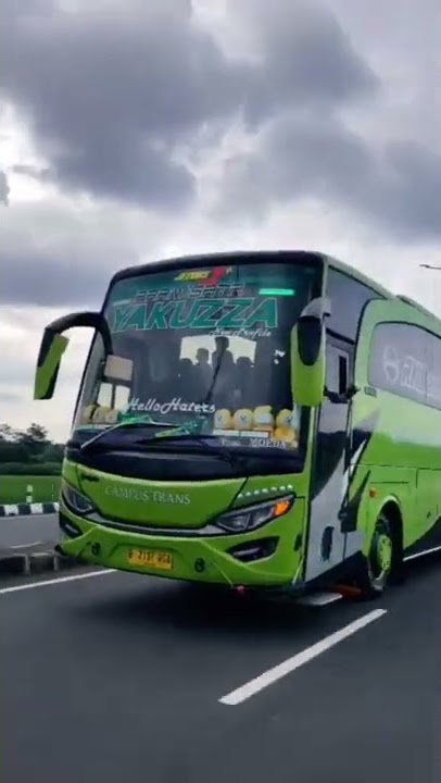Telolet Bus CAMPUS TRANS 'YAKUZA'  Singel Glass