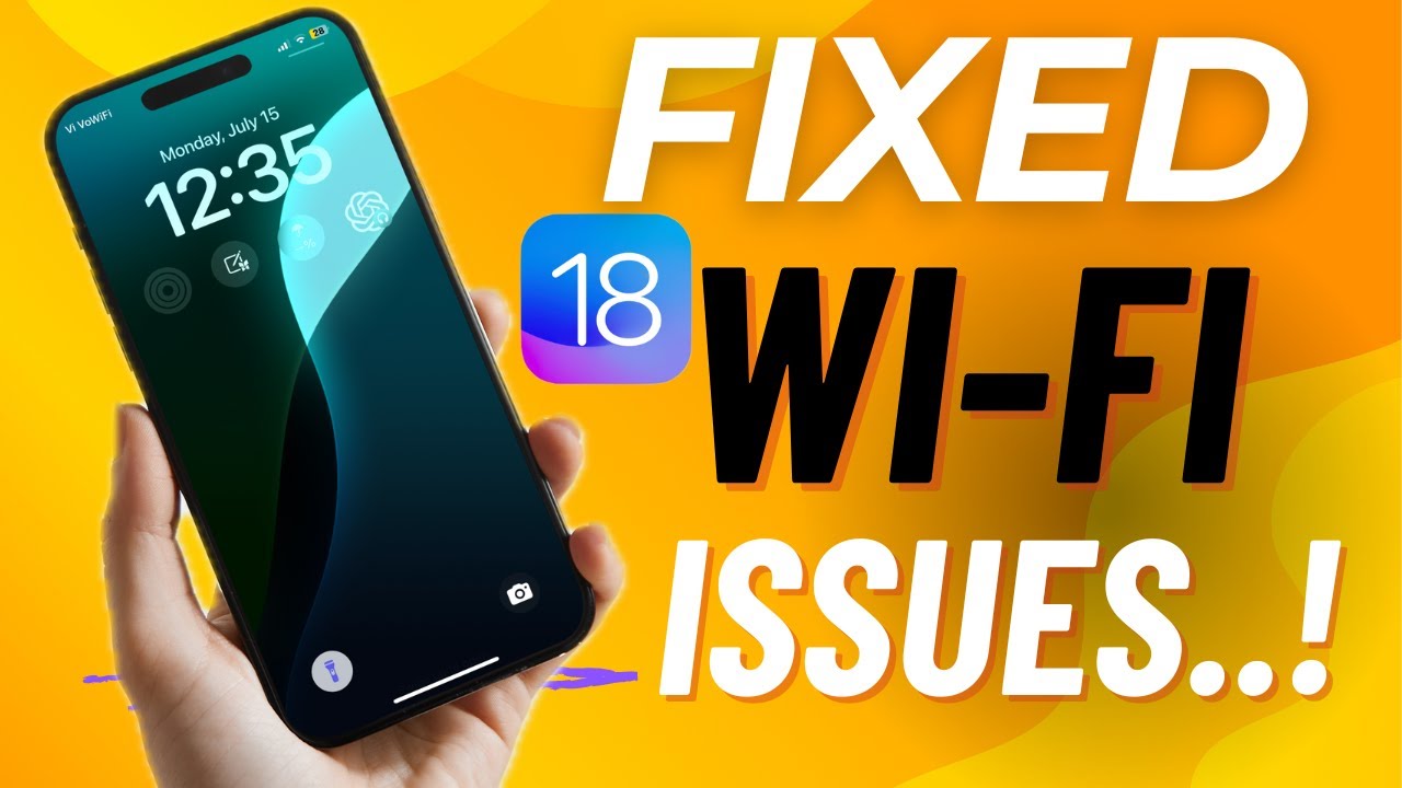 5 Ways to Fix Wi-Fi Not Working in iOS 18 on iPhone & iPad - YouTube