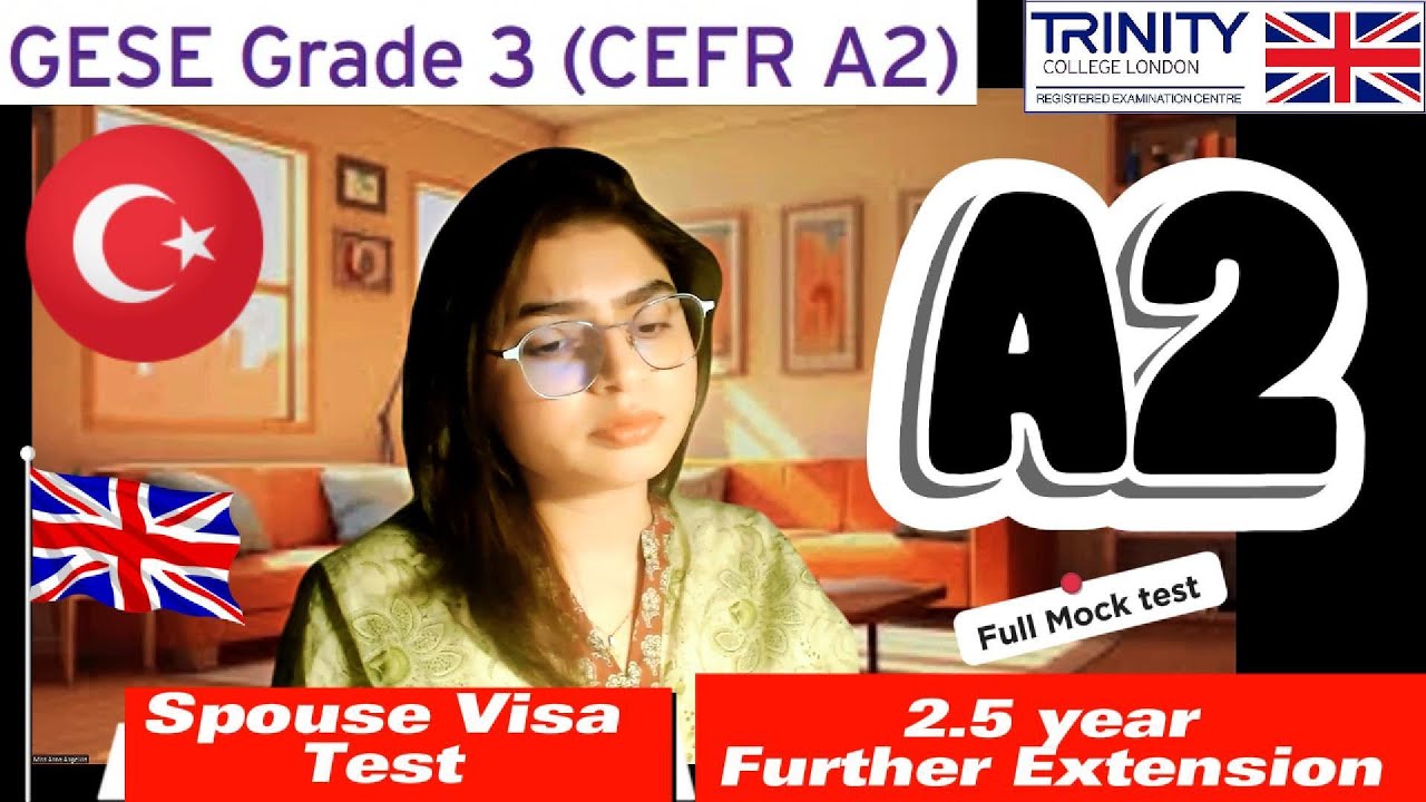 Тест английского языка A2, разговорный экзамен SELT ||GESE, 3 класс || Продление визы || Семейная...