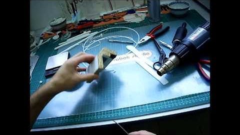 How to hand build a humanoid robot - PTFE eyelets